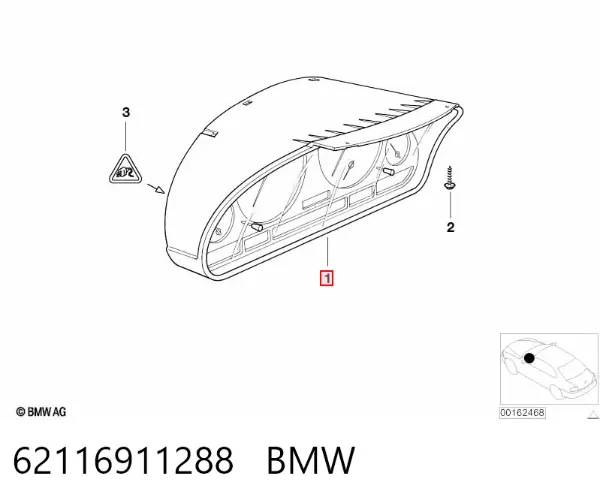 Панель приборов 62116911288 BMW