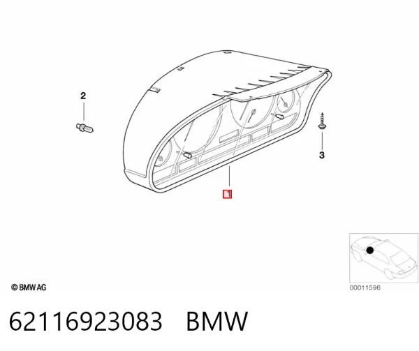 Панель приборов 62116923083 BMW