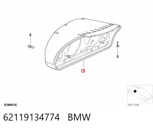 Панель приборов 62119134774 BMW