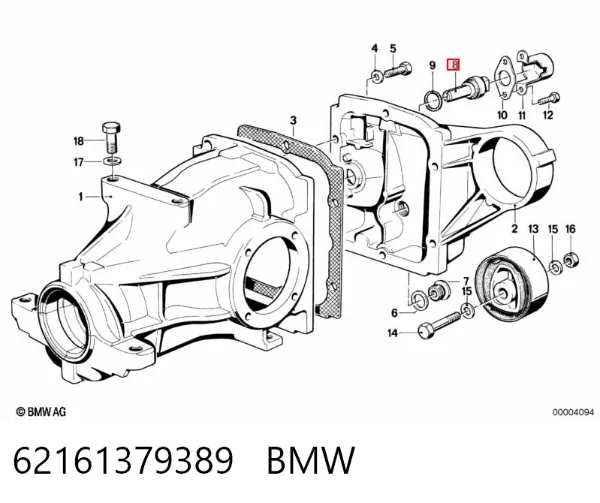 Датчик скорости 62161379389 BMW