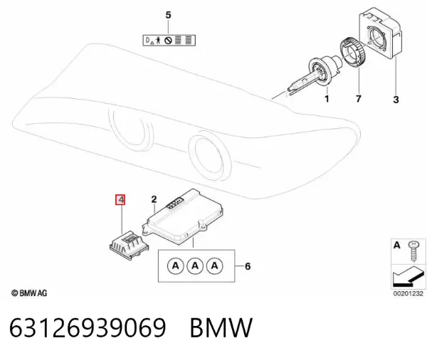  63126939069 BMW