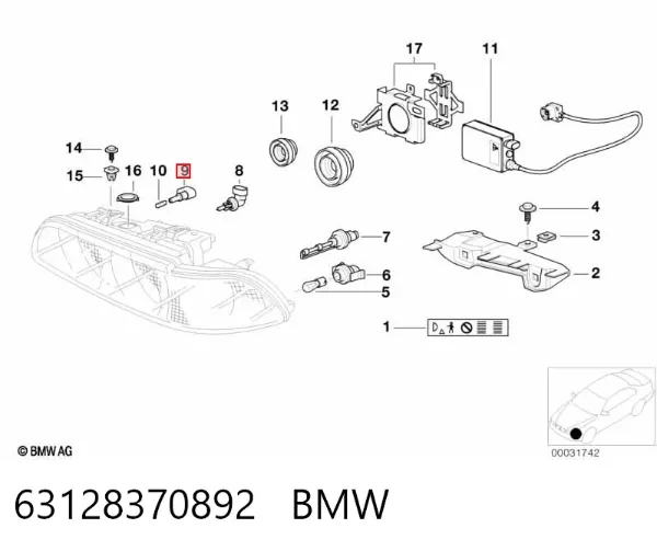  63128370892 BMW