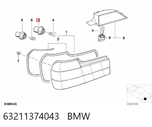  63211374043 BMW