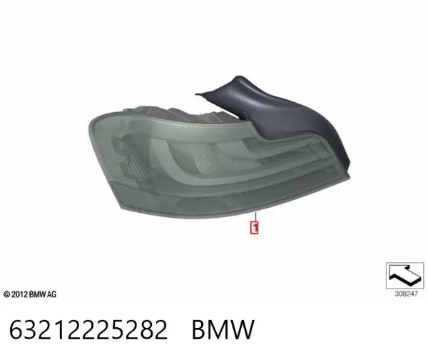  63212225282 BMW