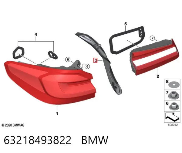  63218493822 BMW