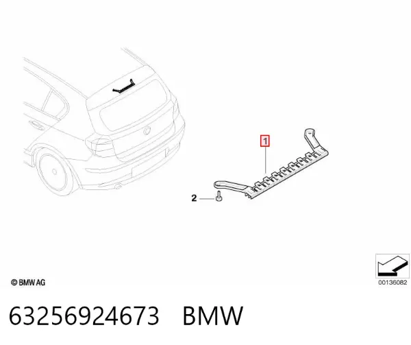 Задний стоп BMW 1 E81