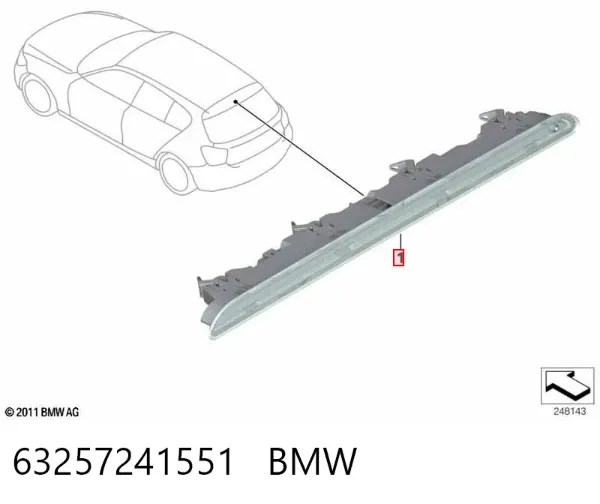Задний стоп 63257241551 BMW