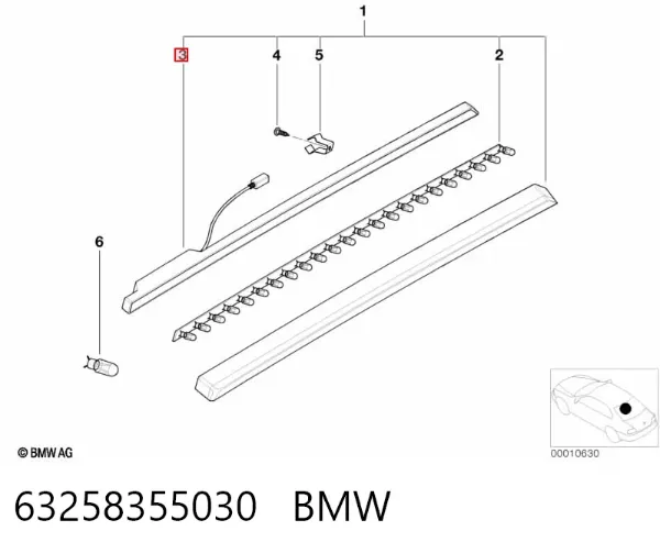  63258355030 BMW