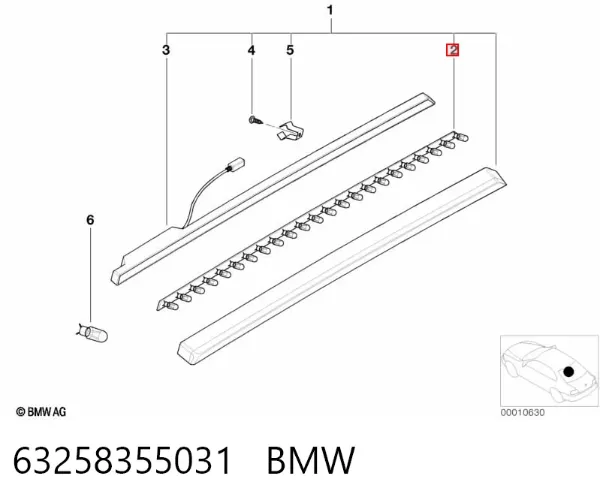  63258355031 BMW
