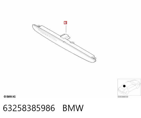Задний стоп 63258385986 BMW