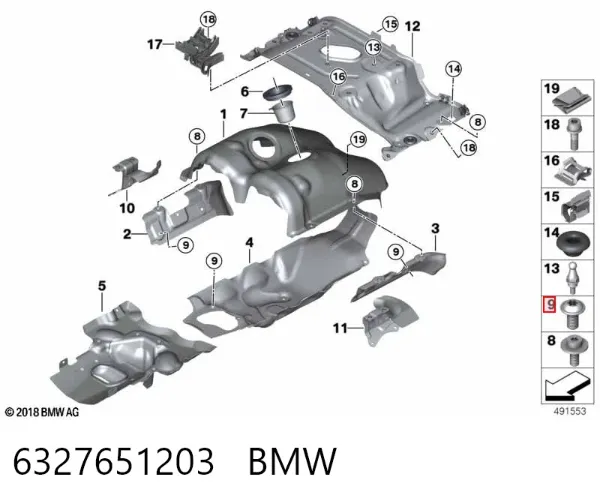  6327651203 BMW