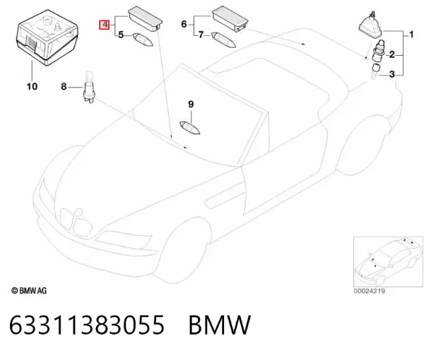  63311383055 BMW
