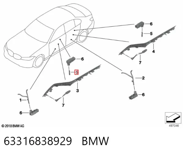  63316838929 BMW