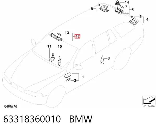  63318360010 BMW