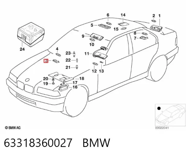  63318360027 BMW