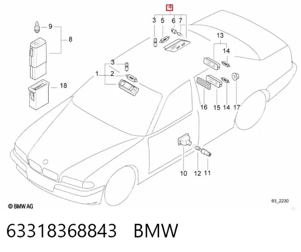  63318368843 BMW