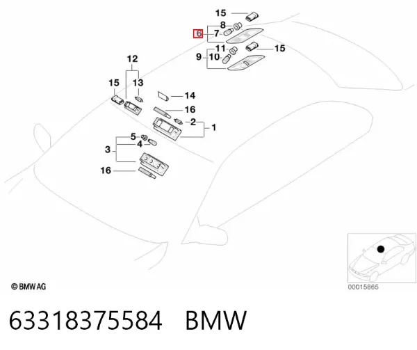  63318375584 BMW