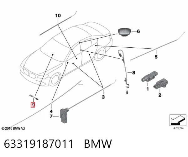  63319187011 BMW