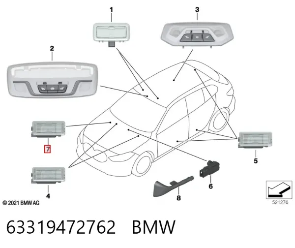  63319472762 BMW