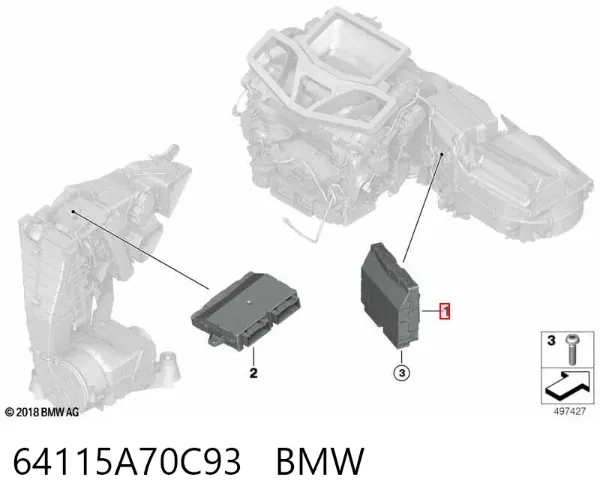  64115A70C93 BMW