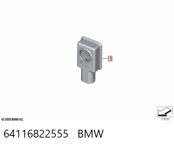 Датчик загрязнения воздуха 64116822555 BMW
