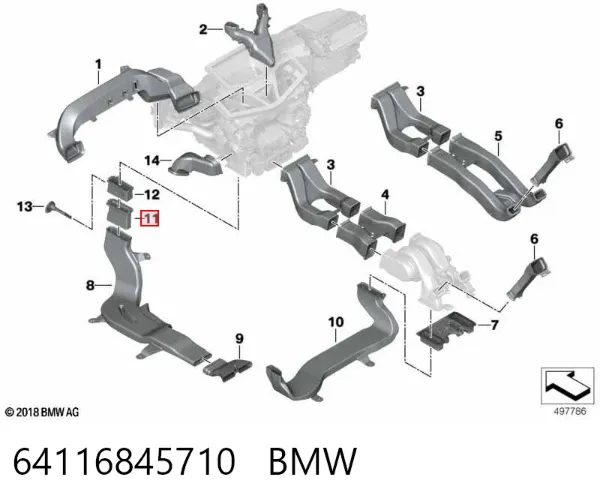  64116845710 BMW
