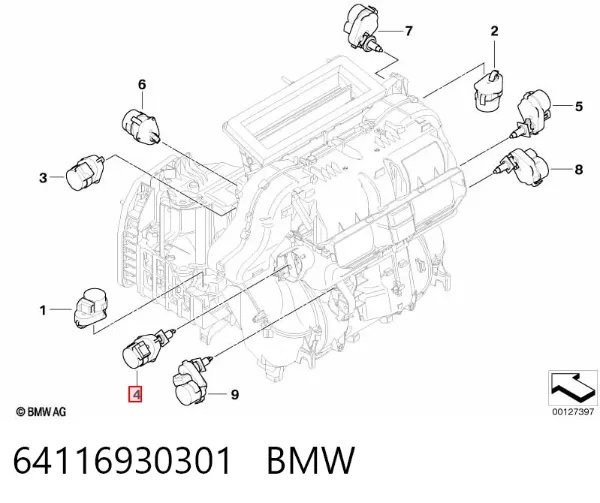  64116930301 BMW