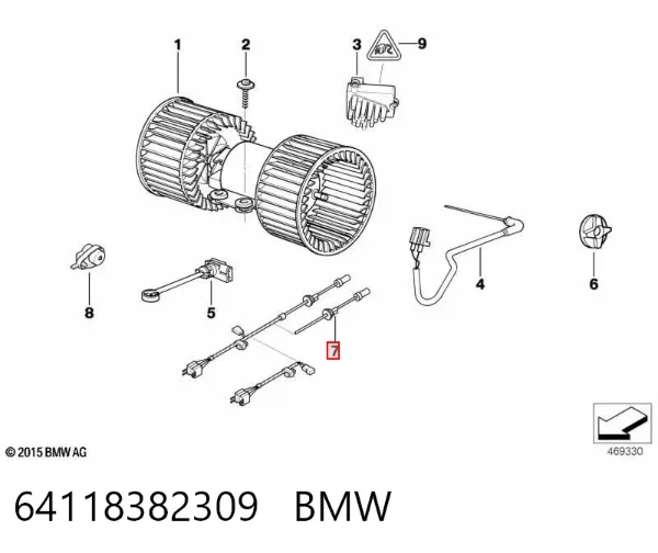  64118382309 BMW