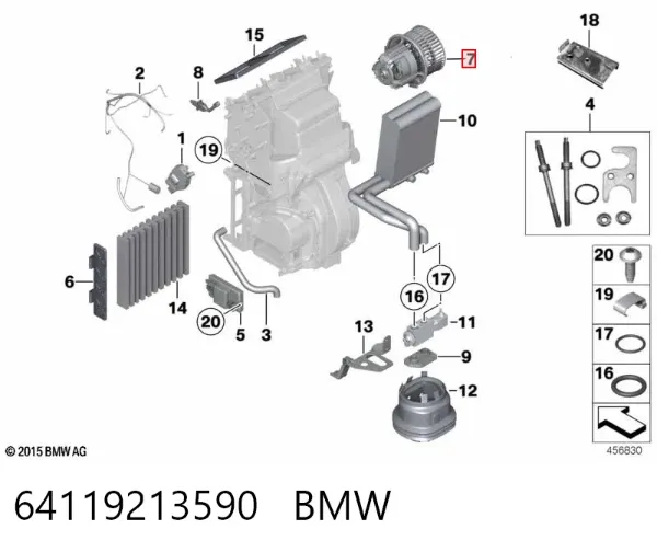  64119213590 BMW