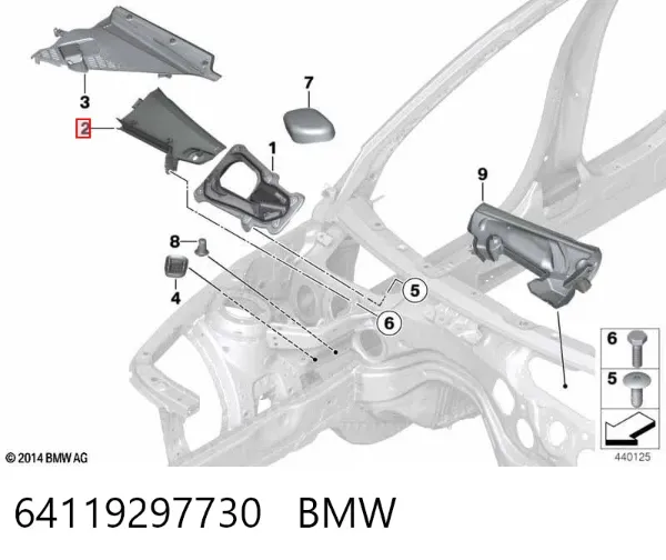  64119297730 BMW