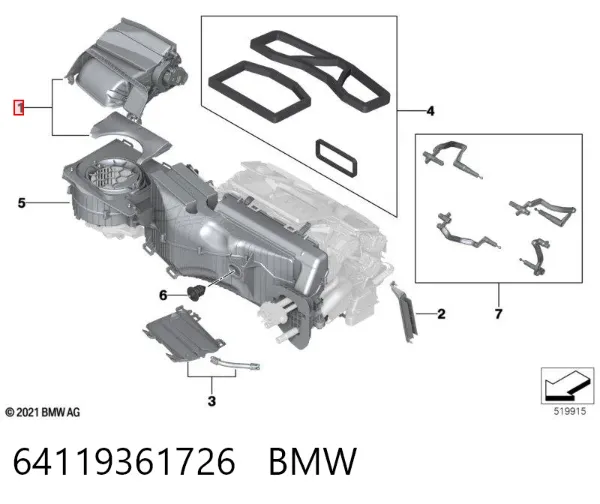  64119361726 BMW
