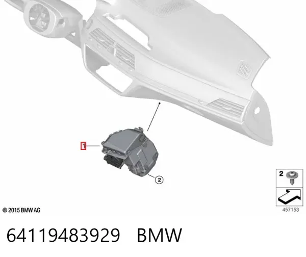 Ароматизатор на приборную панель 64119483929 BMW