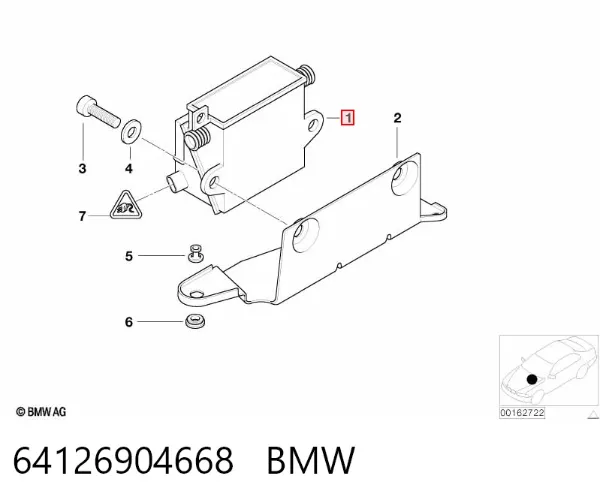 Электро подогреватель охлаждающей жидкости 64126904668 BMW