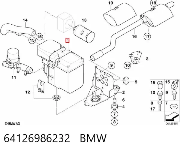  64126986232 BMW