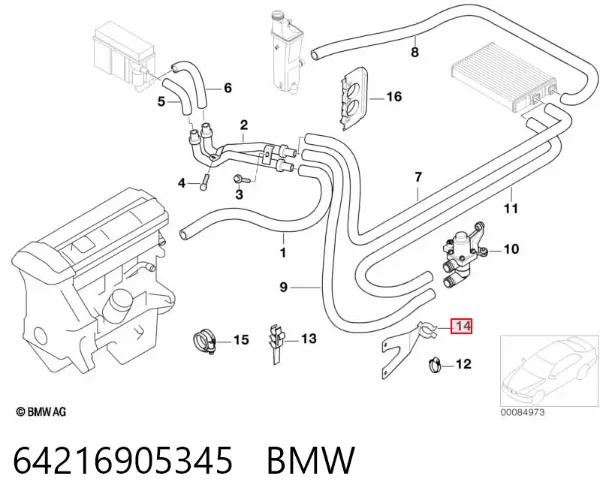  64216905345 BMW