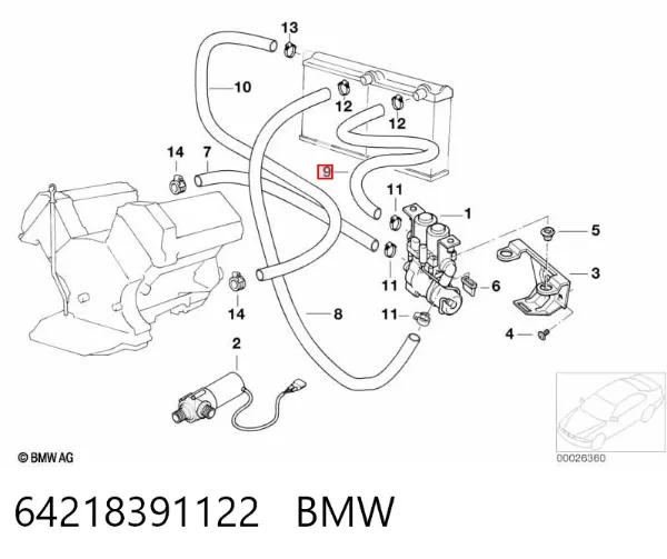  64218391122 BMW