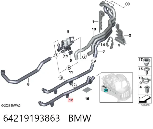  64219193863 BMW