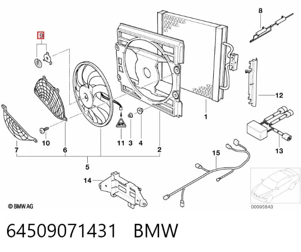  64509071431 BMW