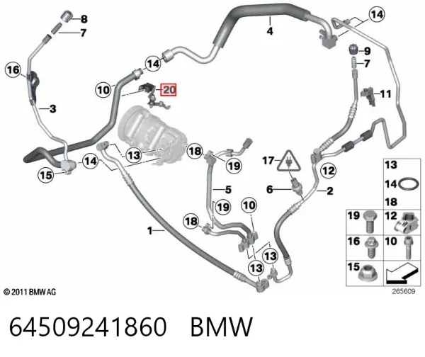  64509241860 BMW
