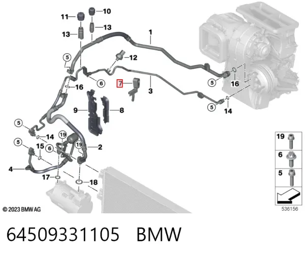 64509331105 BMW