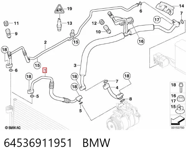  64536911951 BMW
