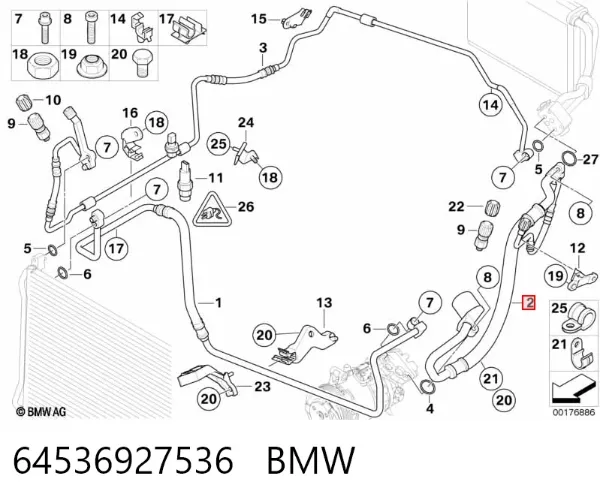  64536927536 BMW