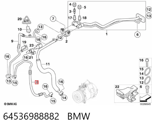  64536988882 BMW