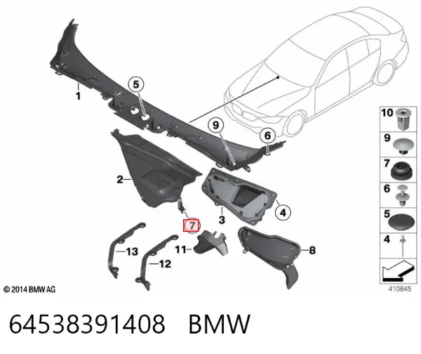  64538391408 BMW