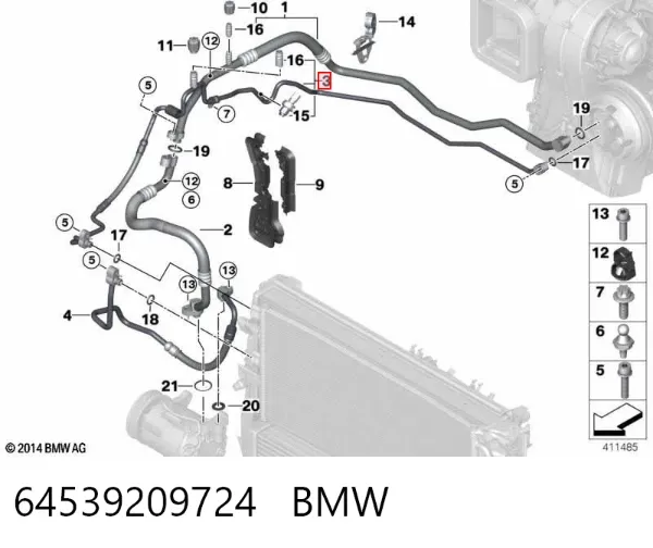  64539209724 BMW