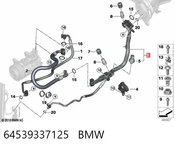  64539337125 BMW