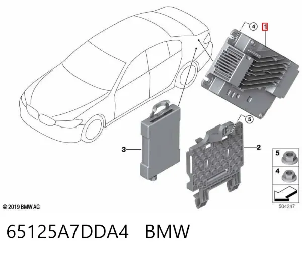  65125A7DDA4 BMW