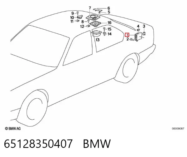  65128350407 BMW