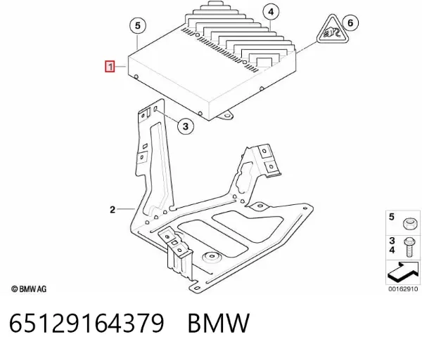 Усилитель звука аудиосистемы 65129164379 BMW
