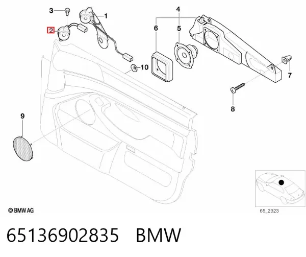  65136902835 BMW